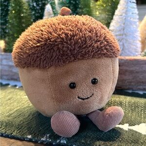 Jellycat Brown Acorn Plush with Corduroy Legs